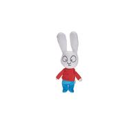 - Simon Plush Rabbit +/- 27 cm, 023429, White/Blue/Red