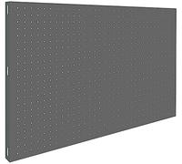 Simon Rack Tool Pegboard with 8 accesories, 400x900x35, Metal Pegboard, Grey - PANEL CLICK