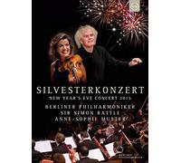 Simon Rattle - Berliner Philharmoniker - New Year's Eve Concert 2015 - Simon Rattle - Anne-Sophie Mutter [Blu-ray] [Region B] [2016]
