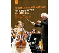 SIMON RATTLE UND SOL GABETTA (OSTERFESTSPIELE) DVD NEW ELGAR/STRAWINSKY/LIGETI