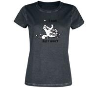 Simon' s Cat I can - But I won't T-Shirt black XL