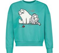 Simon' s Cat Simon Sweatshirt turquoise L