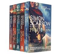 Simon Scarrow Eagle Series Collection 5 Books Set (Praetorian, The Legion, The Gladiator, The Eagle In The Sand, Centurion)