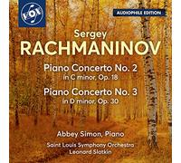 Simon / Slatkin / St. Louis SO – Sergey Rachmaninov: Piano Concertos Nos. 2 & 3 – Vox