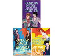 Simon Snow Series 3 Books Collection Set By Rainbow Rowell (Carry On, Wayward Son, Any Way the Wind Blows)