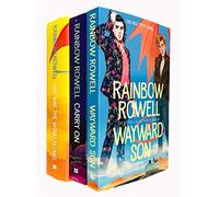 Simon Snow Series 3 Books Collection Set By Rainbow Rowell (Carry On, Wayward Son, [Hardcover] Any Way the Wind Blows)