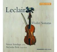 Simon Standage:Nicholas Parle - LECLAIR: VIOLIN SONATAS