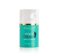 Simon&Tom Foot Cream 50ml - Moisturizing and Regenerating - Repairs dry skin and cracked heels - With Argan Oil, Tea Tree Oil and Mint - Made in Spain