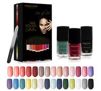 Simon&Tom Nail Polish Kit, 28 Nail Polish Gift Set Collection, Manicure and Pedicure for Professional, Salon and Home Use, Up to 2 Weeks, Easy to Apply, Durable and Safe
