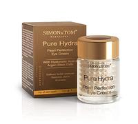 Simon&Tom Pure Hydra Eye Pearl Cream - For Dark Circles, Puffiness & Wrinkles - Natural Anti-Ageing, Ultra Concentrated Advanced Formula with Hyaluronic Acid and Vitamin C / 15 ml