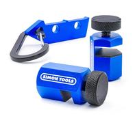 Simon Tools - Stair Gauges for Framing Square | Extra Tall Non-Slip Framing Square Stops with Holder, Framing Tools for Speed Square