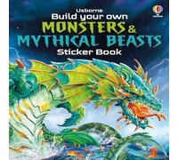 Simon Tudhope Build Your Own Monsters & Mythical Beasts Sticker Book Paperback Simon Tudhope Multicolor