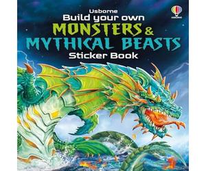 Simon Tudhope Build Your Own Monsters & Mythical Beasts Sticker Book Paperback Simon Tudhope Multicolor