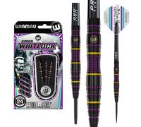 WINMAU Simon Whitlock The Wizard 85 Edition 24 Gram Professional Tungsten Darts Set with Flights and Stems (Shafts)