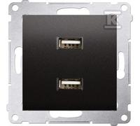 Simon54 DC2USB.01/48 USB Charger Module 2.1A 5V DC 230V Anthracite