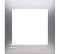 Simon54 DR1/43 1-Gang Universal Frame IP20/IP44 Matte Silver