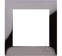 Simon54 DR1/67 1-Gang Metal Frame Dark Steel IP20/IP44