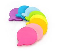 SIMONA Bubble Shape Sticky Notes 8 Color Bright Colorful Sticky Pad 75 Sheets/Pad Self-Sticky Note Pads