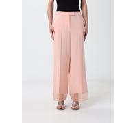 SIMONA CORSELLINI Crêpe Tailored Trousers - Size: 40 - female