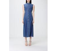 SIMONA CORSELLINI Denim Chemisier Dress - Size: 40 - female