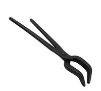 Simond Store 24" Blacksmith Tong Foundry Hinged Metal Tongs for Clay Graphite and Graphite Crucibles, Heavy Duty Steel Tong for Metal Melting Refining Casting Gold, Silver