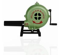 SIMOND STORE Hand Crank Blacksmithing Forge Blower, 8 Inch Casing, Cast Aluminum Manual Blower for Farrier Blacksmith Coal Forge Firepot BBQ Outdoor Cooking Camping