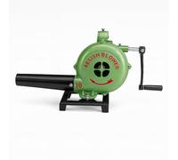 SIMOND STORE Hand Crank Blacksmithing Forge Blower, Cast Aluminum Manual Mini Blower for Farrier Blacksmith Coal Forge Firepot BBQ Outdoor Cooking Camping