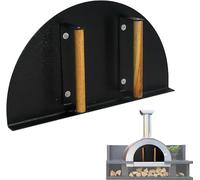 Simond Store - Pizza Oven Door 20”(W) X 11”(H) Stainless Steel, Oven Door with Wooden Handle for Indoor & Outdoor Pizza Oven