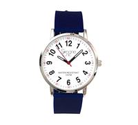 Simone Chic Watch for Nurse, Medical Professionals and Students - with Second Hand, Easy Read Dial - Hour & Second Arabic Time Indicator, and Silicone Band with Various Colour Choice, Navy