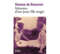 Simone de Beauvoir Memoires d'une jeune fille rangee (Paperback)
