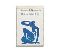 Simone De Beauvoir The Second Sex Canvas Poster Wall Art Poster Suitable for Room Aesthetics And Decoration Bedroom And Living Room Unframe-style 24x36inch(60x90cm)