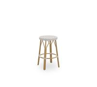 Simone Exterior Bar Stool H68 Almond