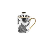 Simone Guidarelli Home Secret Garden striped floral mug - White One Size