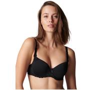 Simone Perele Women’s Andora 3D Molded-Cup Bra: French T-Shirt Bra Style, Black, 34D