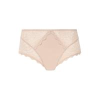Simone Perele - Comfortable & Elegant High-Waisted Briefs for Women - Women’s Briefs in Lace & Opaque Knit - Cotton Lining and Gusset - Colour Peau Rosée