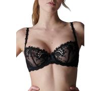 Simone Perele Womens Wish Demi Cup, White, One Size - Black - 32E