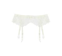 Simone PÉRÈLE Wish Ivory Lace Suspender Belt - 1