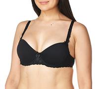 Simone Perele Women’s Andora 3D Molded-Cup Bra: French T-Shirt Bra Style, Black, 36C