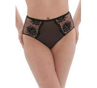 Simone Perele Women's Intrigue Brief Bikini Style Underwear, Semi-Transparent, Black, M