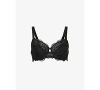 Simone Perele Womens Simone Perele Delice Scalloped-Trim Stretch-Lace Underwired Bra 015 Black 38G