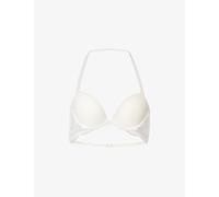 Simone Perele Womens Simone Perele Eden Lace-Trimmed Stretch-Woven Plunge Bra 030 Ivory 1