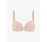 Simone Perele Womens Simone Perele Karma Scallop-Trim Stretch-Woven Plunge Bra 739 Peau Rosee 32E