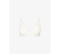 Simone Perele Womens Simone Perele Wish Triangle Push-Up Bra Ivory 36D