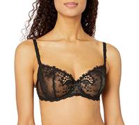 Simone Perele Womens Wish Demi Cup, White, One Size, Black, 38B