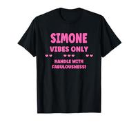 SIMONE Personalized Name Funny Cute Custom SIMONE Name T-Shirt
