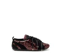 Simone Rocha Ballerina Grip Sequin-embellished Suede Sneakers - Dark Red - 37 (IT37 / UK4)