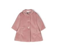 Simonetta bib-collar textured coat - Pink 9 mth-18 mth