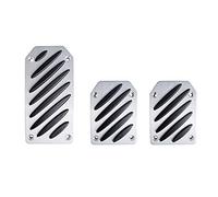 Simoni Racing 705 Black Stripe Universal Satin Aluminium Pedals with Black Non-Slip Inserts