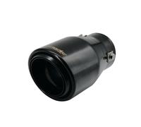 Simoni Racing Black Angled Exhaust Tip Stainless Steel, TRX/106N