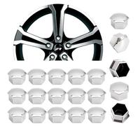Simoni Racing CBC/17 Universal Bolt Caps, Chrome